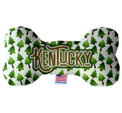 Pet & Dog Plush Bone Toys, "Kentucky State Options" (Available in different pattern options)