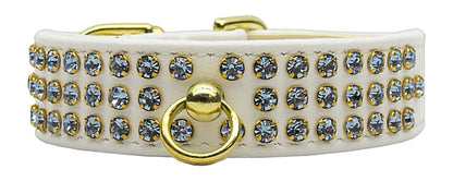 Dog, Puppy & Pet Collar, "Manhattan Rhinestone"