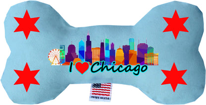 Chicago Plush Dog Bone Toys