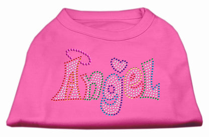 Camisa para perros y gatos con diamantes de imitación, "Ángel en tecnicolor"