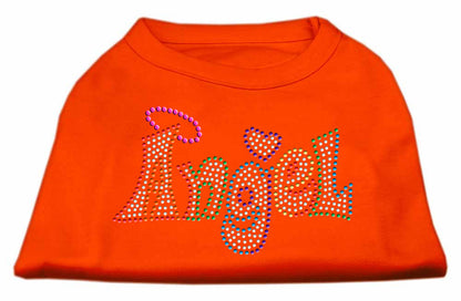 Camisa para perros y gatos con diamantes de imitación, "Ángel en tecnicolor"