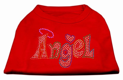 Camisa para perros y gatos con diamantes de imitación, "Ángel en tecnicolor"