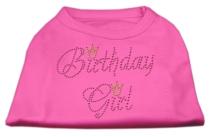 Pet Dog & Cat Shirt Rhinestone,"Birthday Girl"