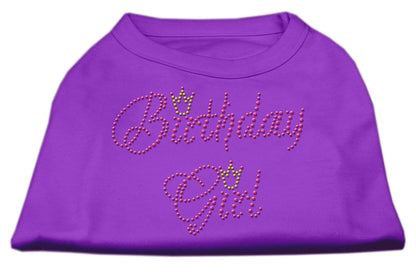 Pet Dog & Cat Shirt Rhinestone,"Birthday Girl"