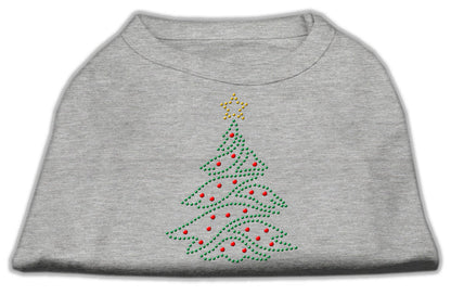 Camisa navideña para perros y gatos con diamantes de imitación, "Árbol de Navidad"