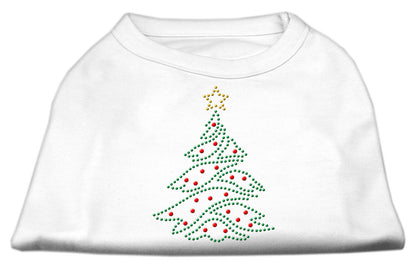 Camisa navideña para perros y gatos con diamantes de imitación, "Árbol de Navidad"