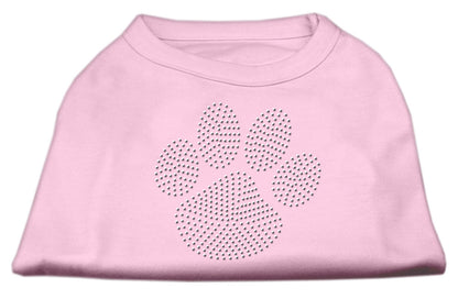 Pet Dog & Cat Shirt Rhinestone, "Clear Paw"