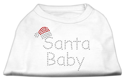 Christmas Pet Dog & Cat Shirt Rhinestone, "Santa Baby"