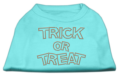 Halloween Pet Dog & Cat Shirt Rhinestone,"Trick or Treat"