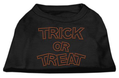 Halloween Pet Dog & Cat Shirt Rhinestone,"Trick or Treat"