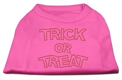 Halloween Pet Dog & Cat Shirt Rhinestone,"Trick or Treat"