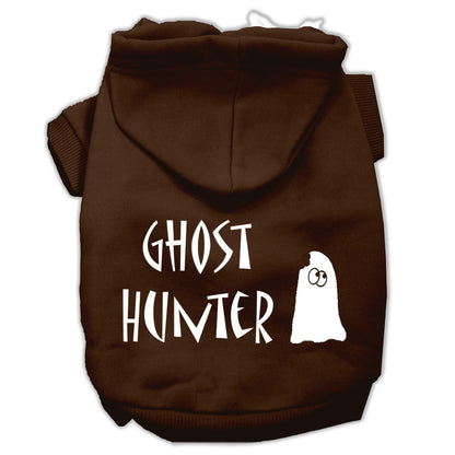 Halloween Pet, Dog & Cat Hoodie Screen Printed, "Ghost Hunter"