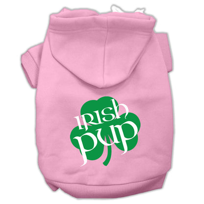 Pet Dog & Cat Hoodie Screen Printed, "Irish Pup"