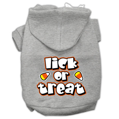 Halloween Pet, Dog & Cat Hoodie Screen Printed, "Lick or Treat"