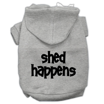 Sudadera con capucha para perros y gatos serigrafiada, "Shed Happens"