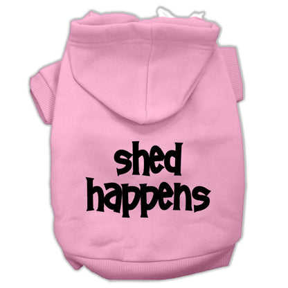 Sudadera con capucha para perros y gatos serigrafiada, "Shed Happens"