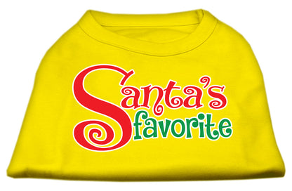 Christmas Pet Dog & Cat Shirt Screen Printed, "Santa's Favorite"