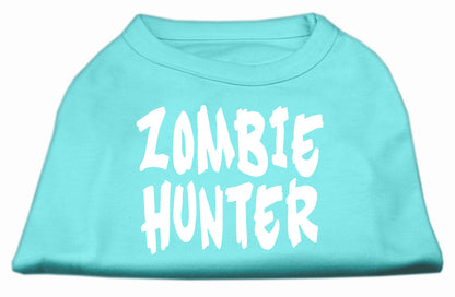 Camisa para perros y gatos con serigrafía, "Zombie Hunter"