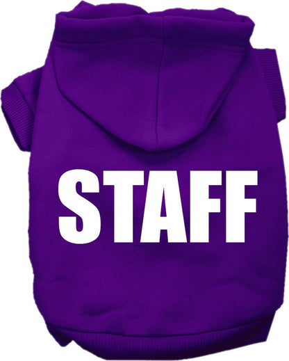 Halloween Pet, Dog & Cat Hoodie Screen Printed, "Staff"