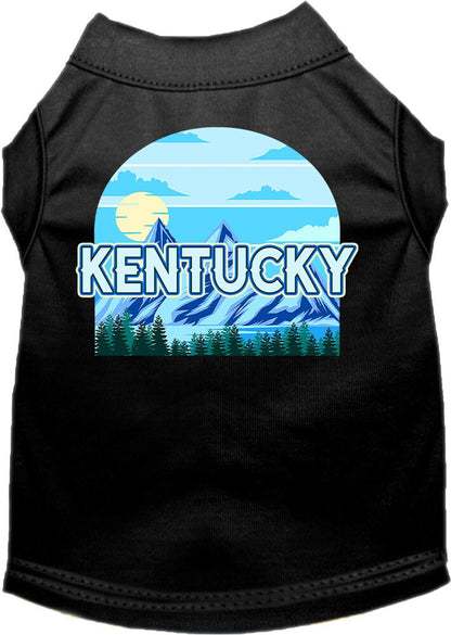 Pet Dog & Cat Screen Printed Shirt for Small to Medium Pets (Sizes XS-XL), "Kentucky Trailblazer"