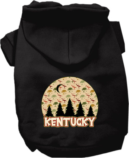 Pet Dog & Cat Screen Printed Hoodie for Medium to Large Pets (Sizes 2XL-6XL), "Kentucky Under The Stars"