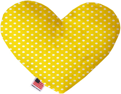 Pet and Dog Canvas or Plush Heart or Bone Toy, "Polka Dots Group" (Available in different sizes, and 6 different pattern options!)