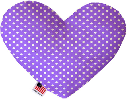 Pet and Dog Canvas or Plush Heart or Bone Toy, "Polka Dots Group" (Available in different sizes, and 6 different pattern options!)