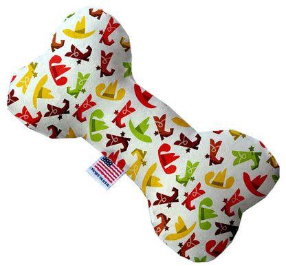 Pet and Dog Canvas or Plush Heart or Bone Toy, "Fiesta Group" (Available in different sizes, and 5 different pattern options!)