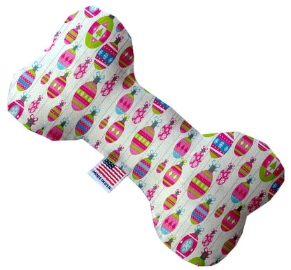 Christmas Pet and Dog Canvas or Plush Heart or Bone Toy, "Candy Cane Lane Group" (Available in different sizes and 8 different patterns!)