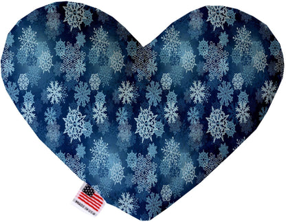 Pet and Dog Canvas or Plush Heart or Bone Toy, "Winter Wonderland Group" (Available in different sizes, and 10 different patterns!)