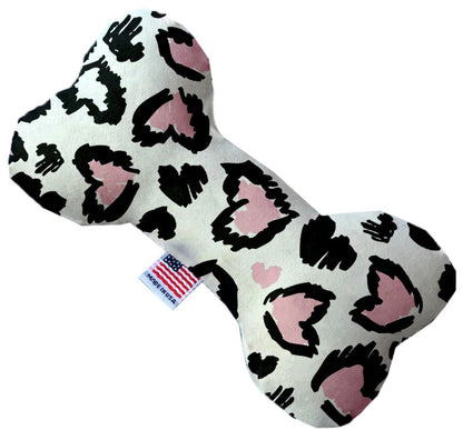 Pet and Dog Canvas or Plush Heart or Bone Toy, "Valentine's Day Group" (Available in different sizes, and 8 different pattern options!)