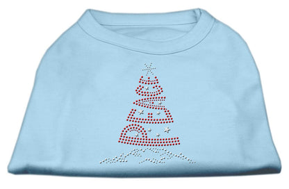 Christmas Pet Dog & Cat Shirt Rhinestone, "Peace Tree"