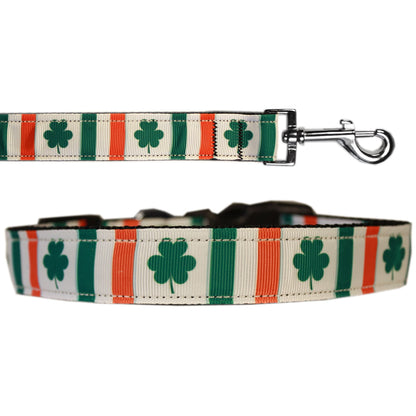 Pet Dog & Cat Nylon Collar or Leash, "Irish Pride"