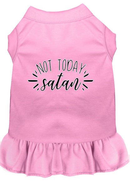 Pet Dog & Cat Dress Screen Printed, "Not Today Satan"