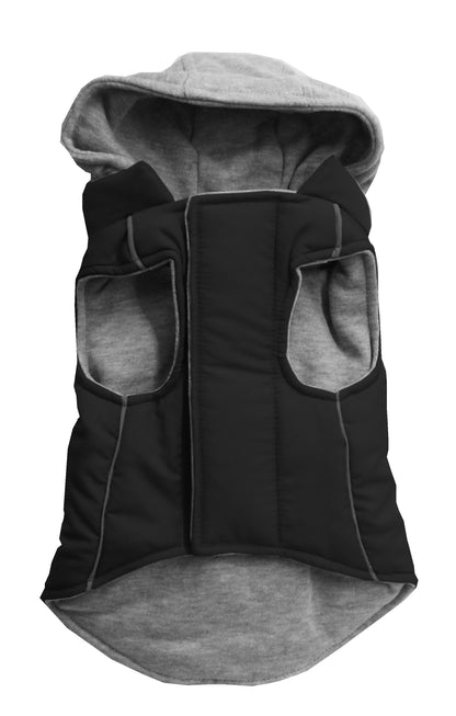 Pet Dog & Cat Reversible Hooded Coat Blank, Plain