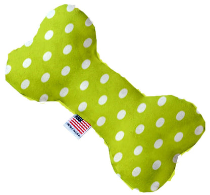 Pet and Dog Canvas or Plush Heart or Bone Toy, "Polka Dots Group" (Available in different sizes, and 6 different pattern options!)