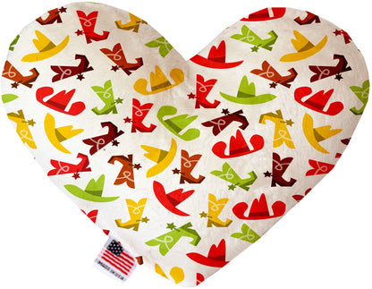 Pet and Dog Canvas or Plush Heart or Bone Toy, "Fiesta Group" (Available in different sizes, and 5 different pattern options!)