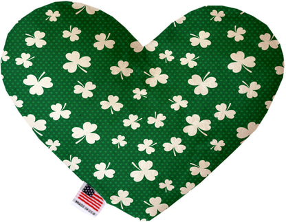 Pet and Dog Canvas or Plush Heart or Bone Toy, "St. Patrick's Day Group" (Available in different sizes, and 6 different pattern options!)