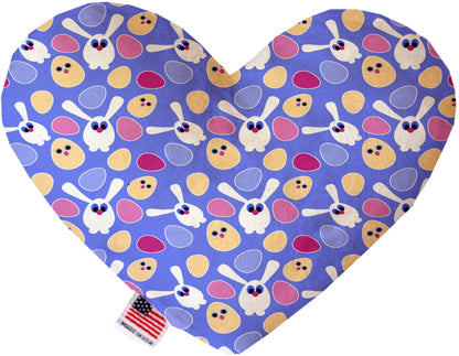 Pet and Dog Canvas or Plush Heart or Bone Toy, "Easter Group" (Available in different sizes, and 10 different pattern options!)