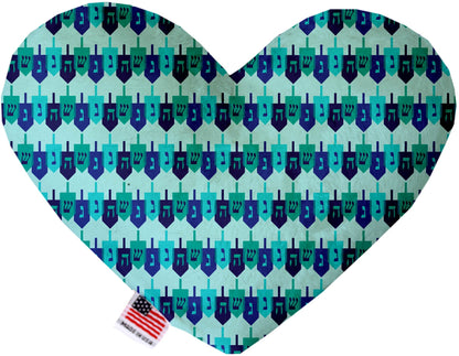 Pet and Dog Canvas or Plush Heart or Bone Toy, "Hanukkah Group" (Available in different sizes, and 8 different pattern options!)