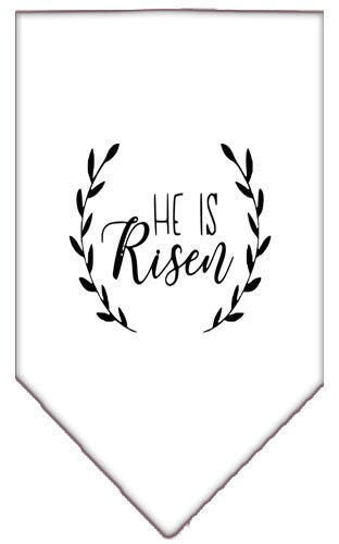 Pet and Dog Bandana Screen Printed, "He Is Risen"