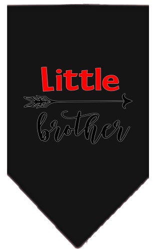 Pet and Dog Bandana Screen Printed, "Little Brother"