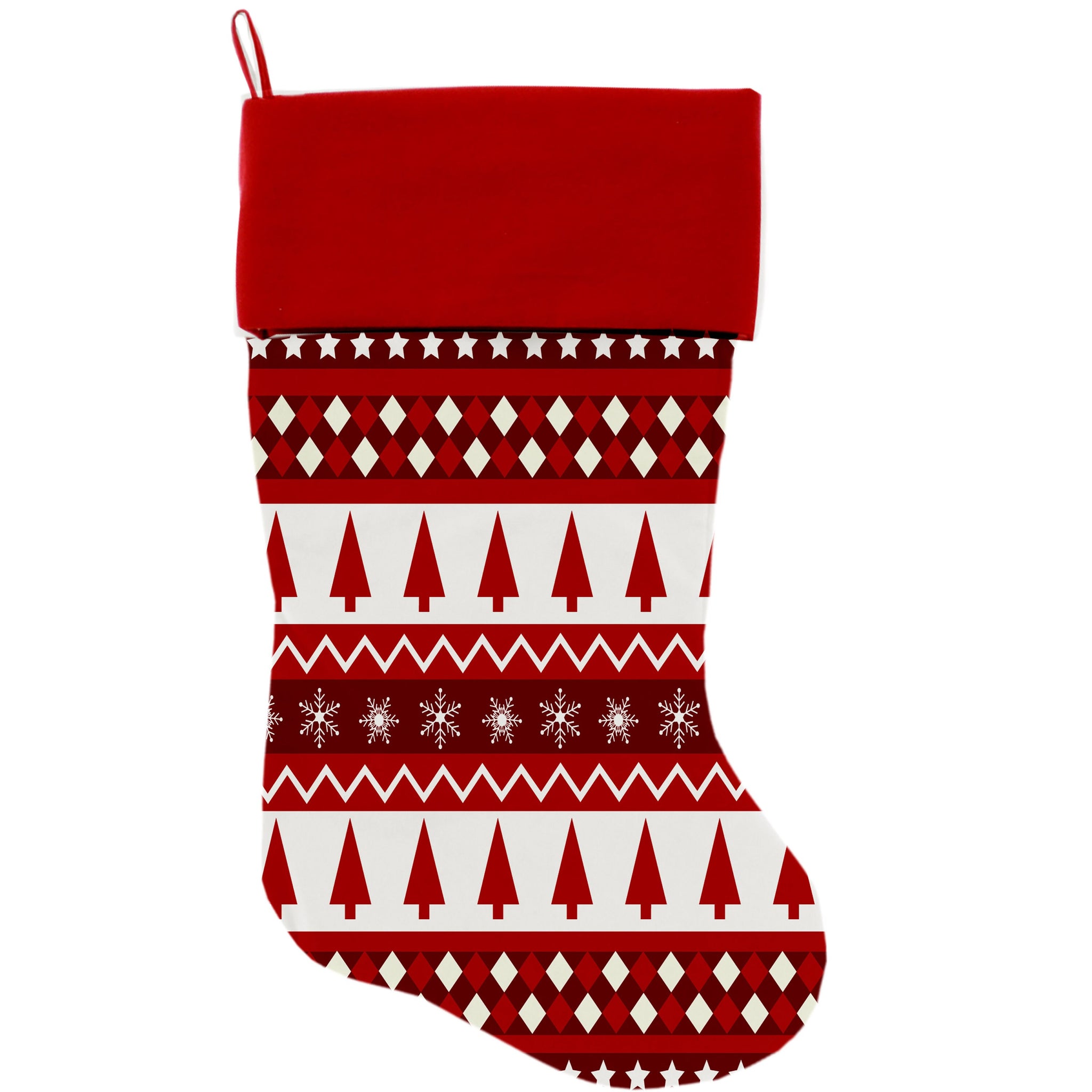 Christmas Velvet Stocking, "Candy Cane Lane Group" **Choose from 7 different patterns!**
