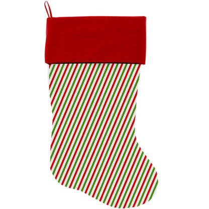 Christmas Velvet Stocking, "Candy Cane Lane Group" **Choose from 7 different patterns!**