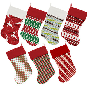 Christmas Velvet Stocking, "Candy Cane Lane Group" **Choose from 7 different patterns!**
