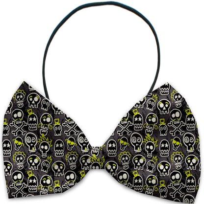 Halloween Pet, Dog and Cat Bow Ties, "Skulls Group" *Available in 12 different pattern options!*