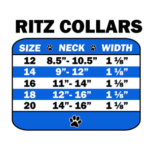 Dog, Puppy and Pet Fashion  Collar, "Ritz Pearl & Aurora Borealis Crystals Rimsets"