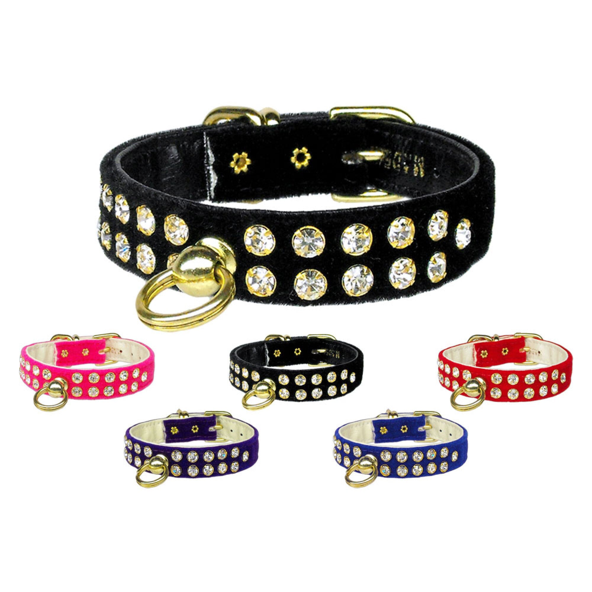 Dog, Puppy and Pet Collar, &quot;#31 Crystal Velvet&quot;