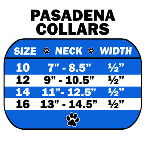 Dog, Puppy & Pet Collar, "Pasadena Crystal Flower"
