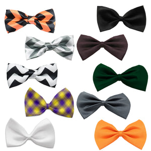 Pet, Dog and Cat Bow Ties, "Fall Chevrons, Plaid & Solid Colors Group" *Available in 10 different options!*